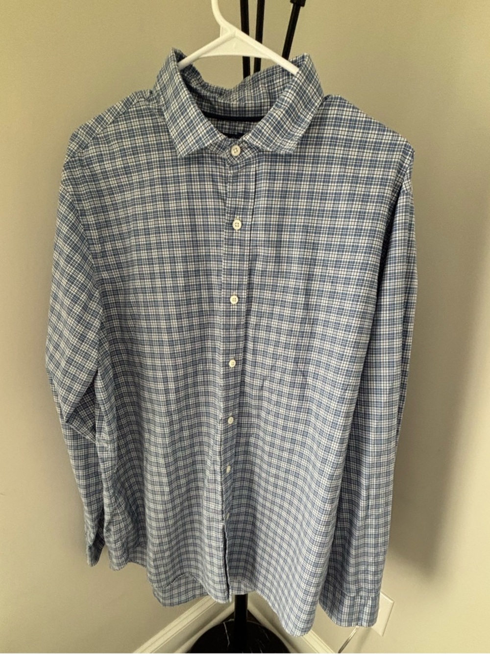 Ralph Lauren Light Blue Plaid Button-Down Shirt